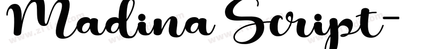 Madina Script字体转换
